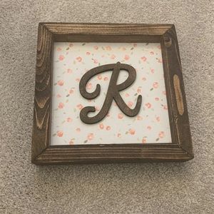 R decor standing or hanging